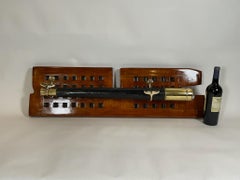 Antique Captains Spyglass on Ships Grating