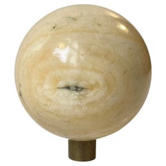 Antique Caram Billiard Cue Ball in Bone, 19th Century, France