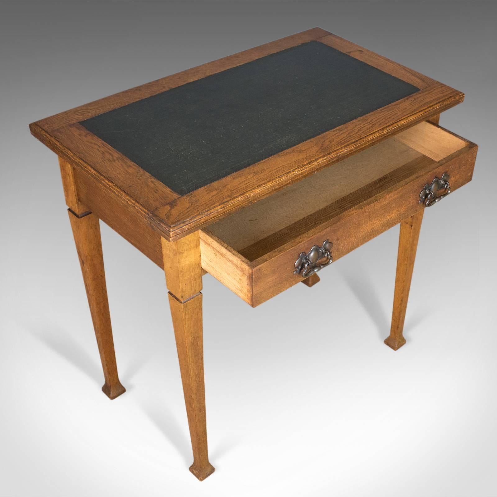 Antique Card Table, English, Arts & Crafts, Fold-Over Games Table, circa 1915 3