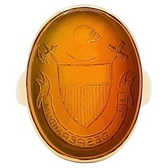 Carnelian Signet Rings