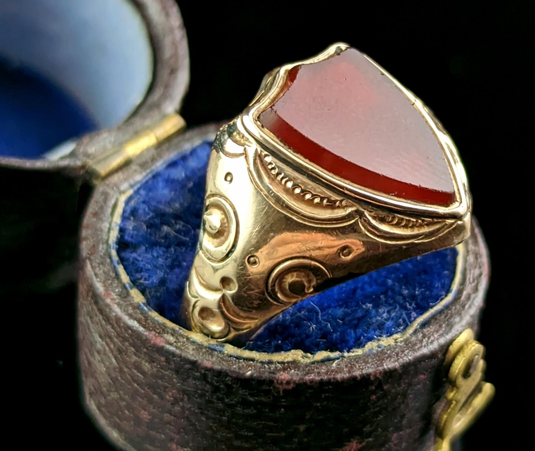 antique carnelian ring