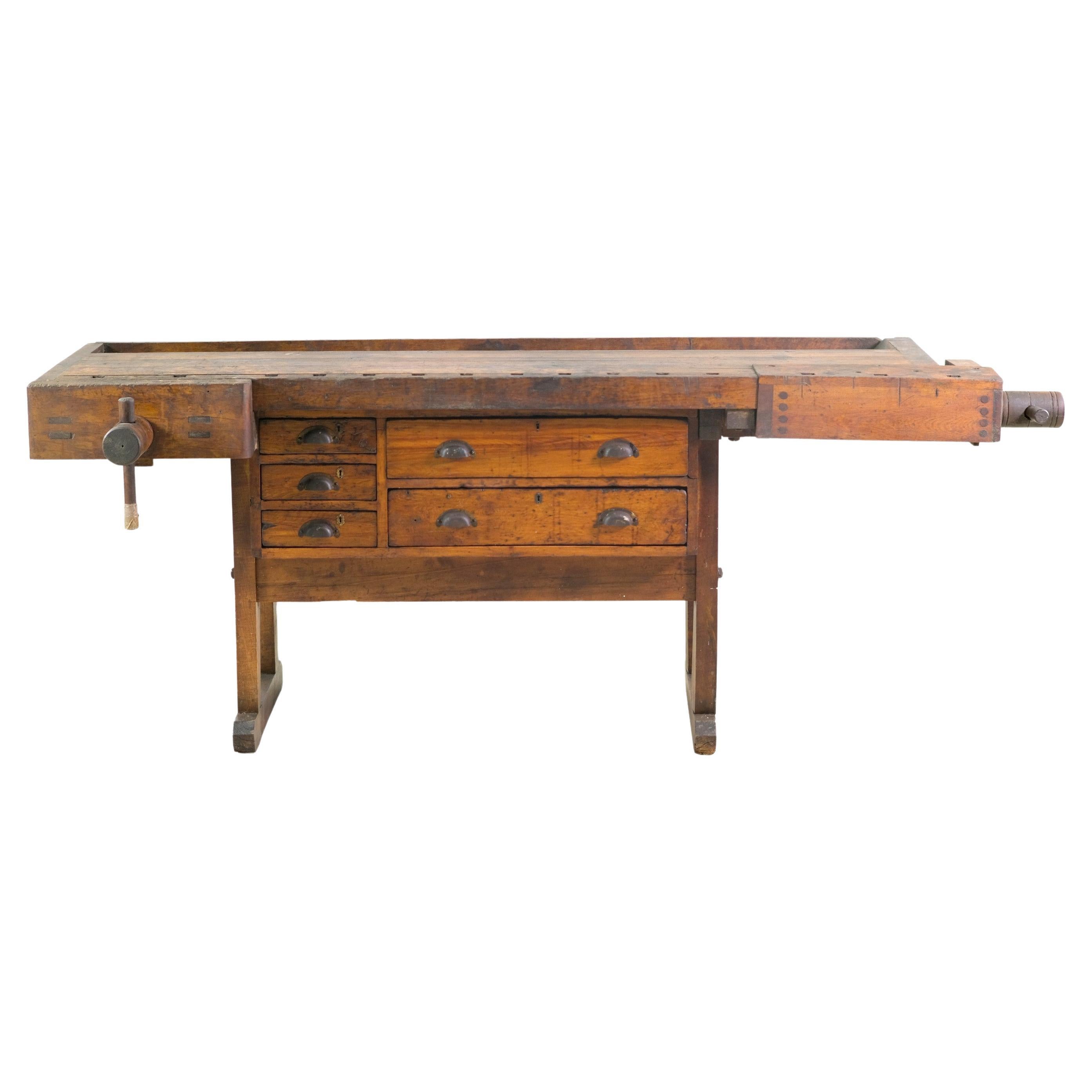 Antique French Carpenter's Bench at 1stDibs