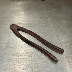Antique Carpenter's Pincers Eye Hole Gripper Plier Industrial Decor