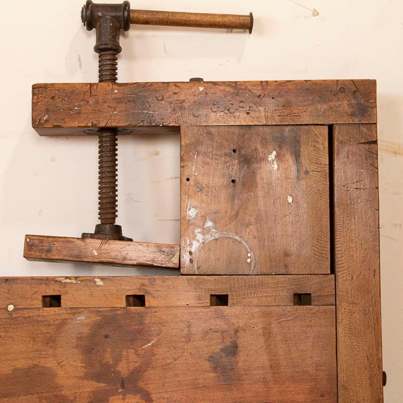 Antique Carpenter's Work Bench Console, Denmark 1