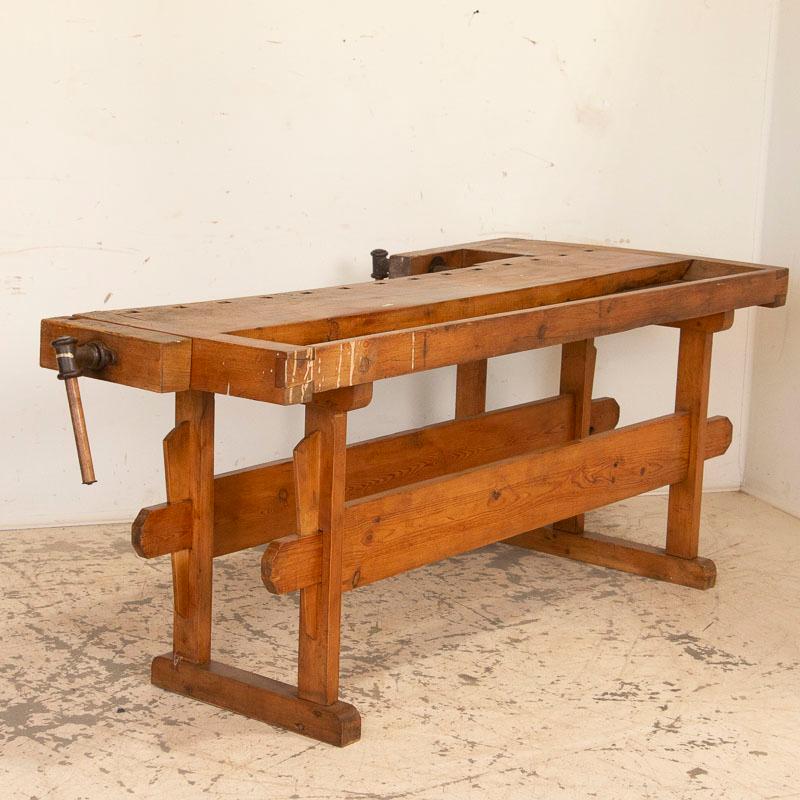 antique carpenter workbench