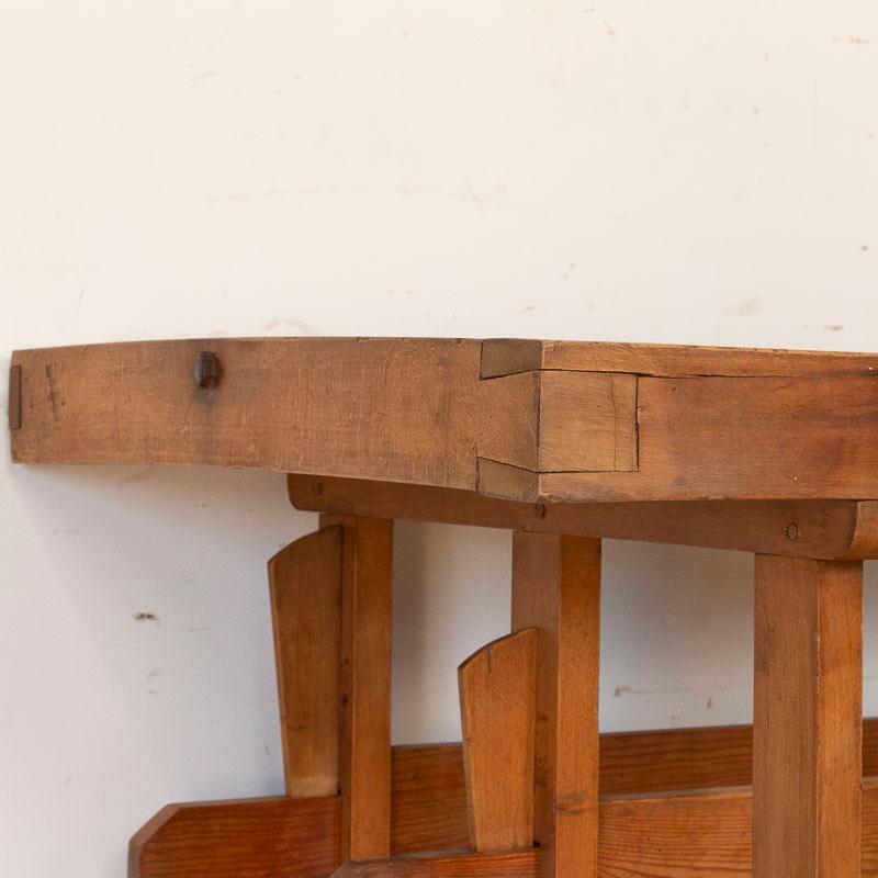 Antique Carpenter's Work Bench Console, Denmark In Good Condition In Round Top, TX