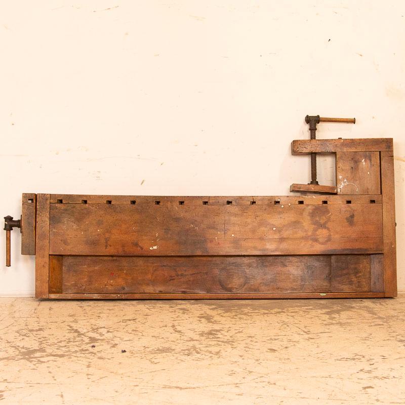 Wood Antique Carpenter's Work Bench Console, Denmark