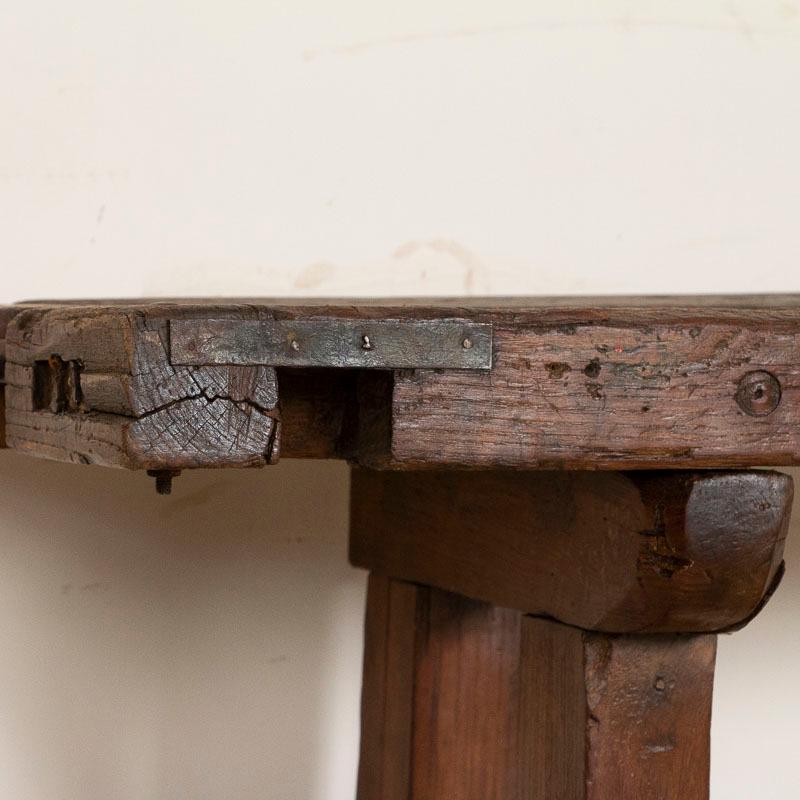 Wood Antique Carpenter's Work Bench Work Table, Denmark