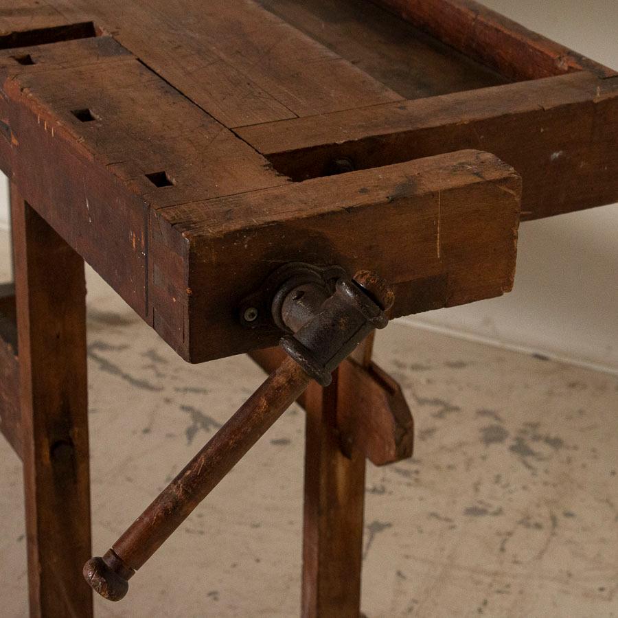 Antique Carpenter's Workbench, Denmark In Good Condition In Round Top, TX