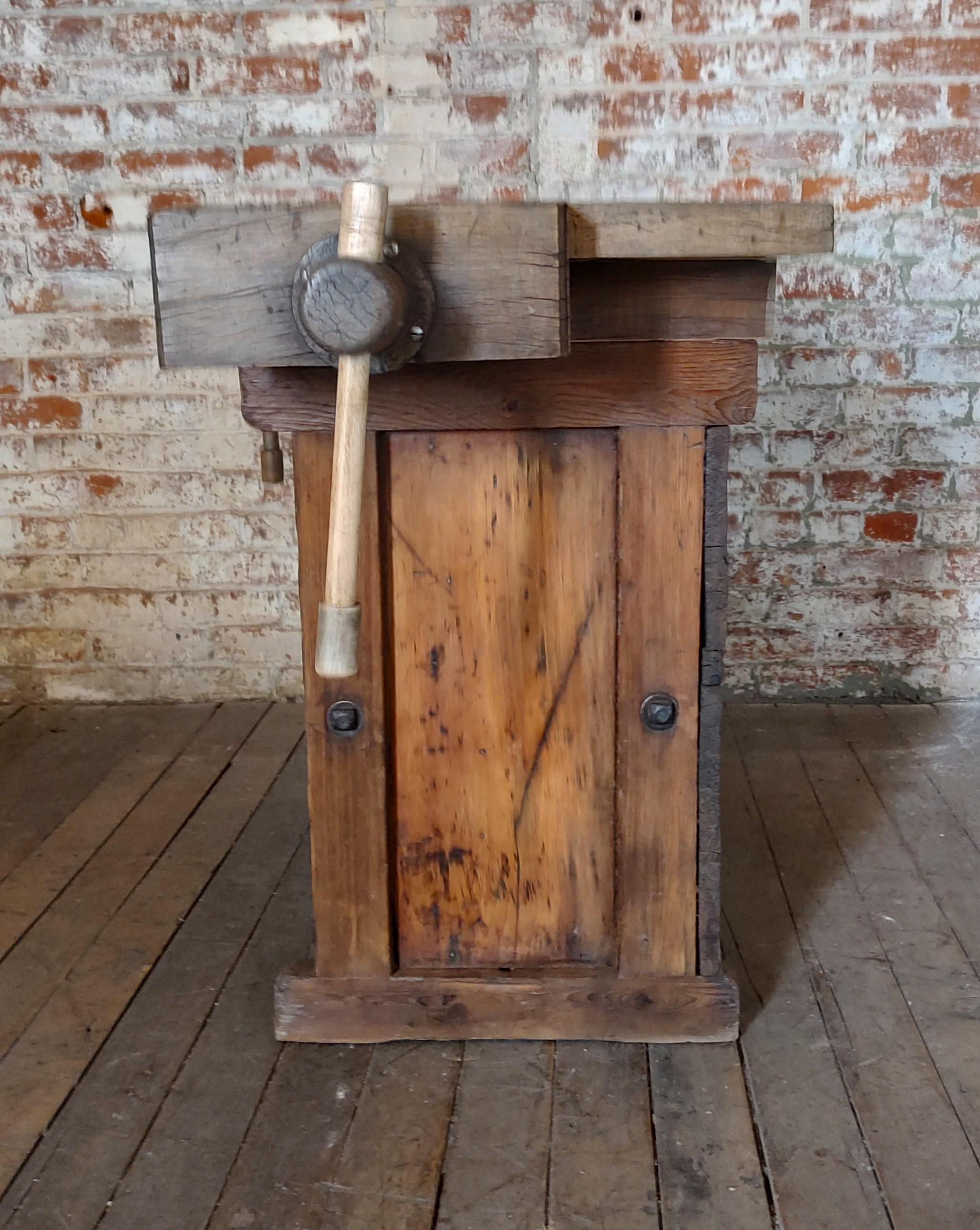 Antique Carpenter's Workbench 4