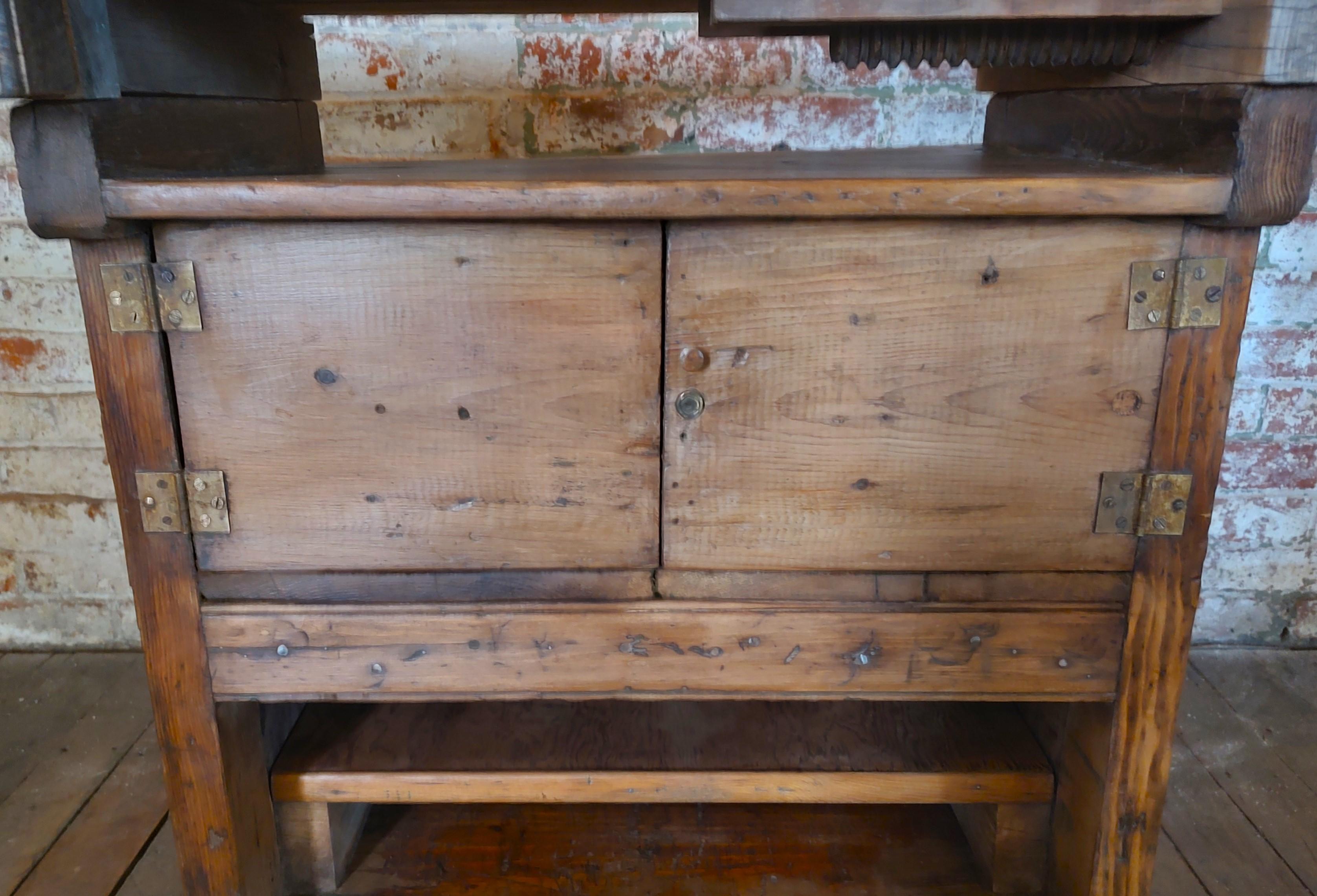 American Antique Carpenter's Workbench