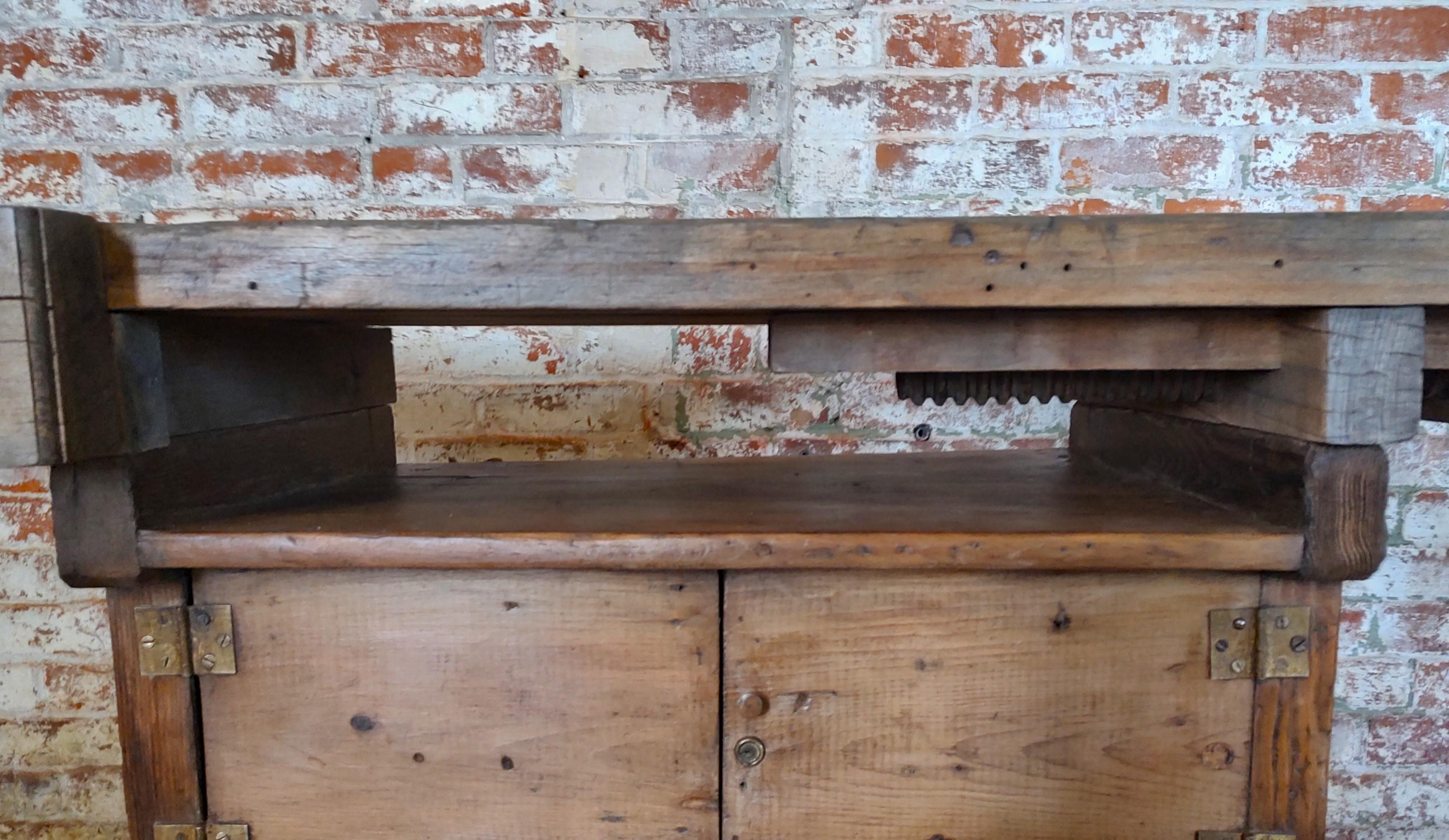 20th Century Antique Carpenter's Workbench