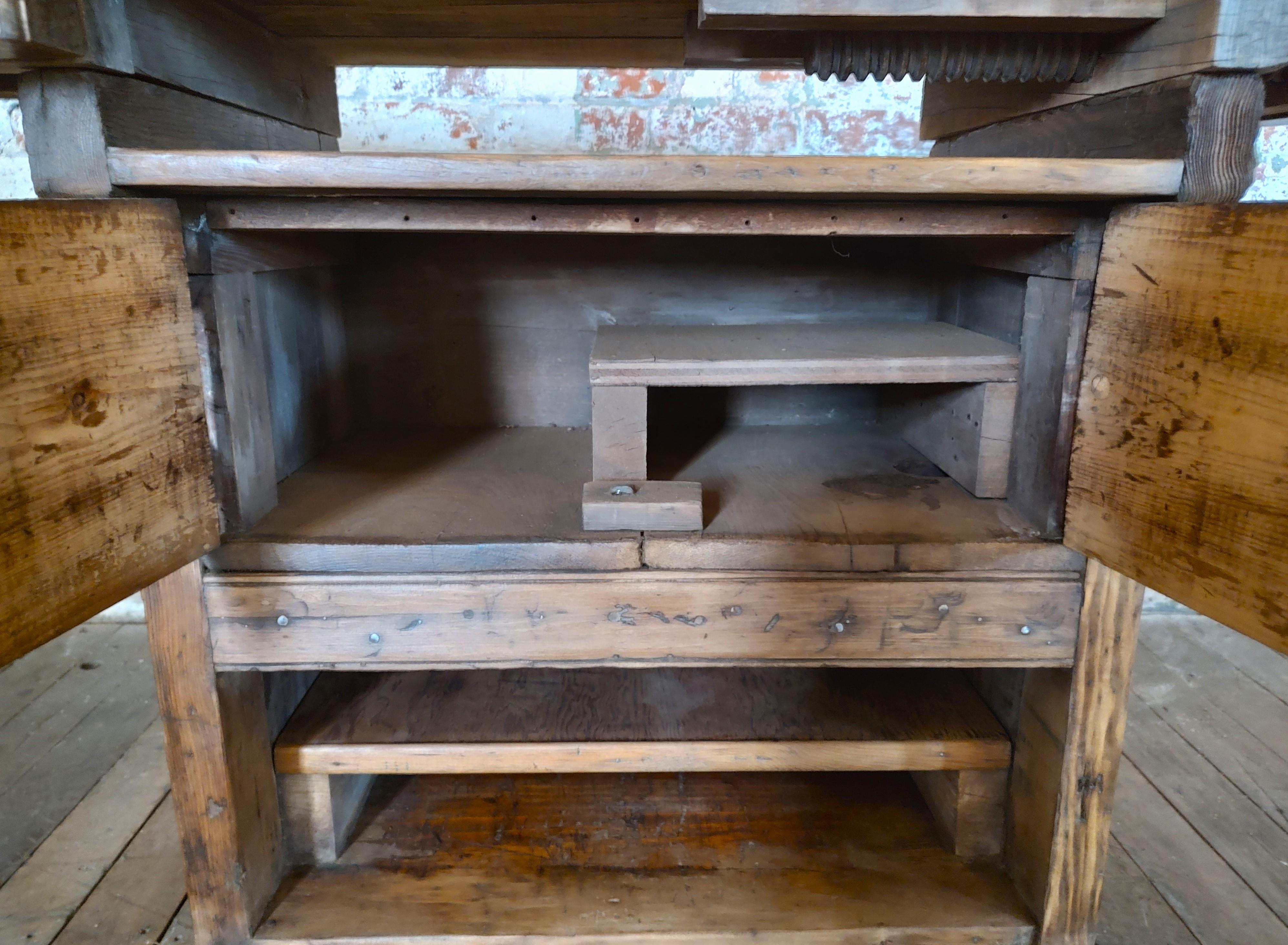 Maple Antique Carpenter's Workbench