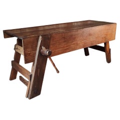 Handwerks- und Arbeitstische aus Holz