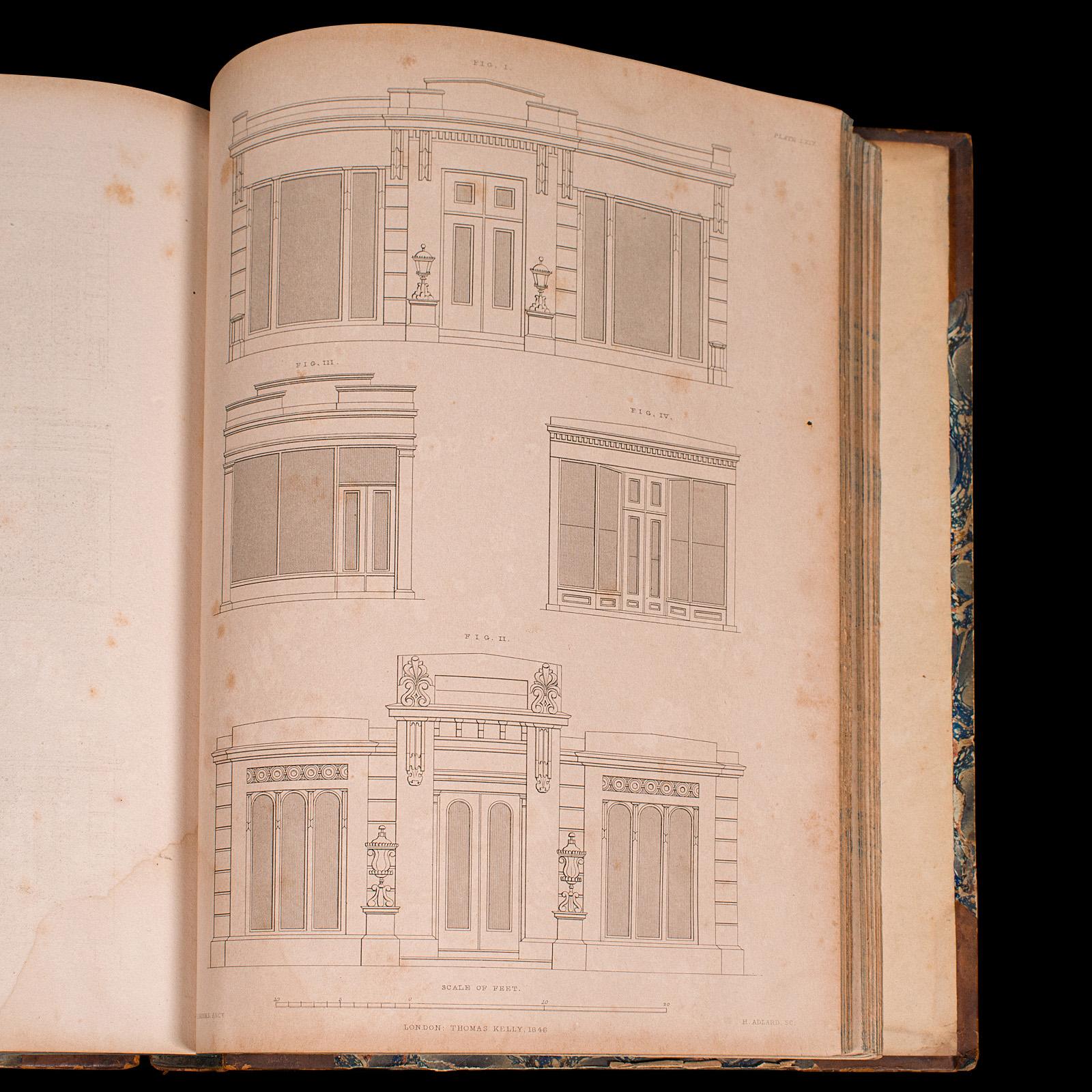 Antique Carpentry Book, Architecture Reference, Peter Nicholson, Victorian, 1846 For Sale 5