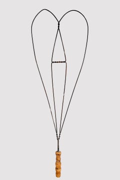 Antique carpet beater, heart-shape, United Kingdom, late 1800s.