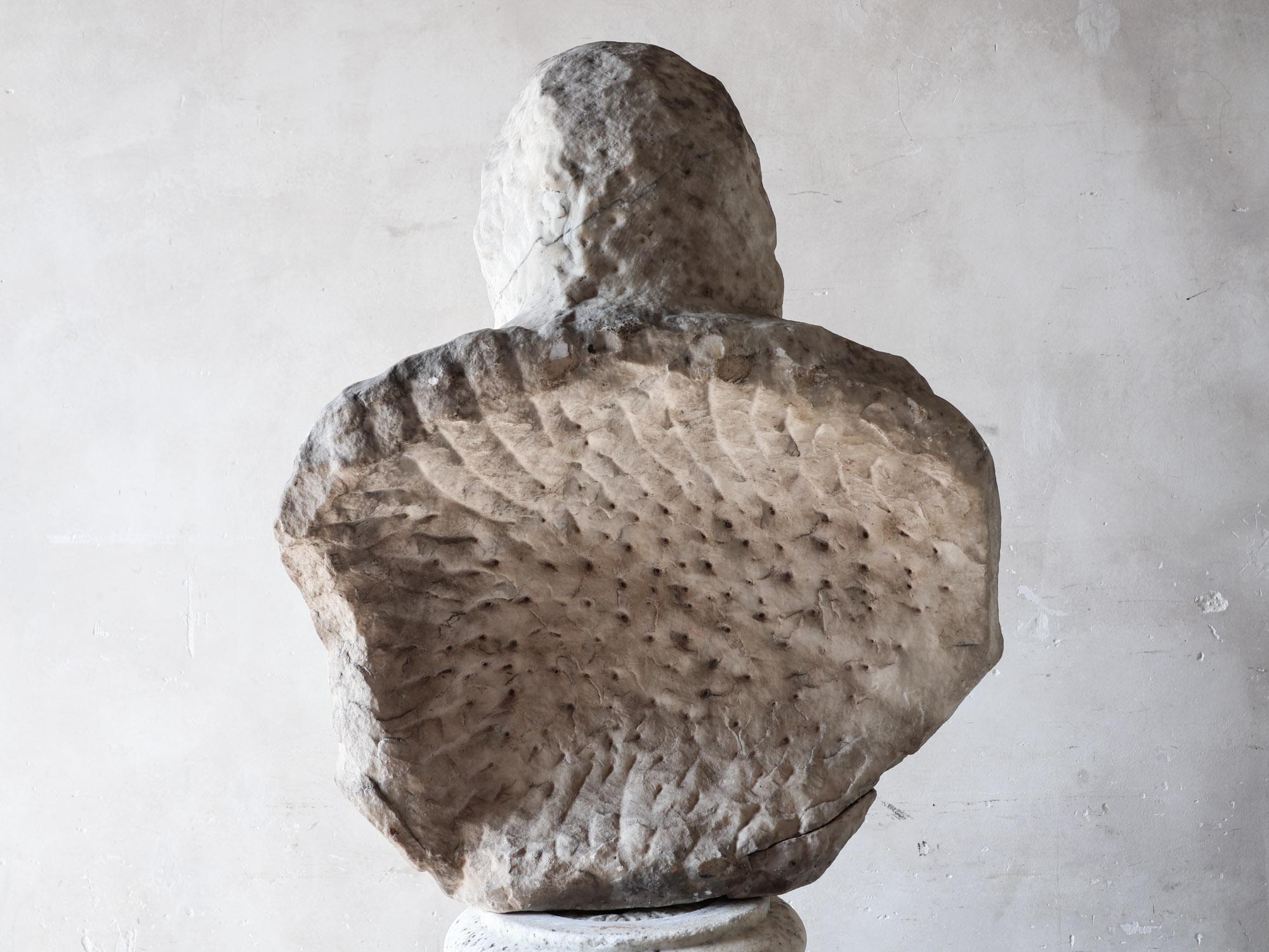 Antico busto in marmo di Carrara, 1700 circa, Barocco, Italia in vendita 7