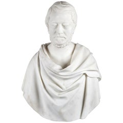 Used Carrara Marble Bust