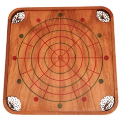 Antique Carrom Company Large Wood Game Board Double Sided
