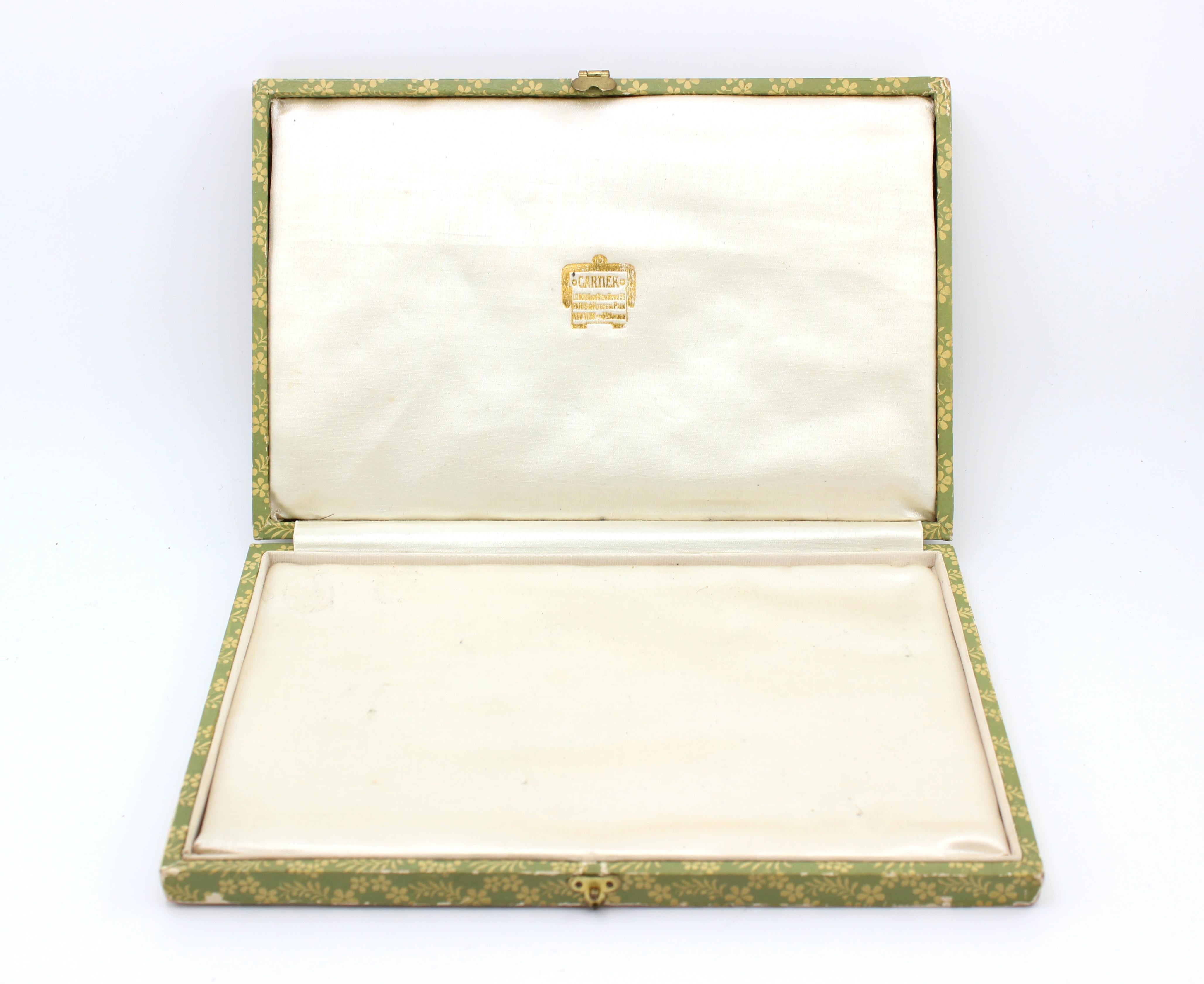 Antique Cartier Box, Circa 1920's In Good Condition In Braintree, GB