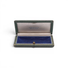 Boîte à bijoux ancienne de la société Cartier Brothers Co., Portland, dans le Maine, CIRCA les années 1920