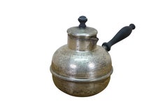 Antique Cartier Sterling Silver 301 Brandy Warmer Tea Coffee Chocolate Pot 9"