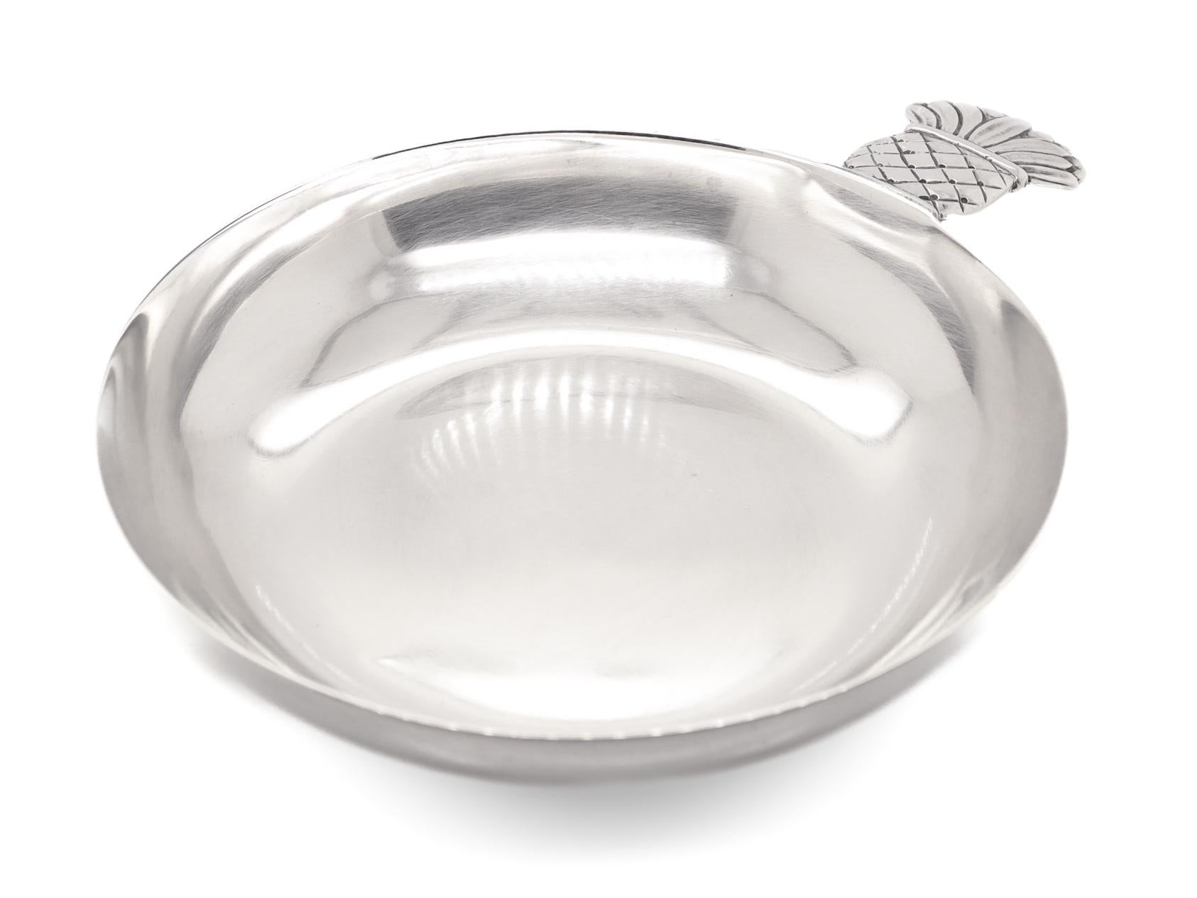 French Antique Cartier Sterling Silver Tastevin or Wine Tasting Cup For Sale