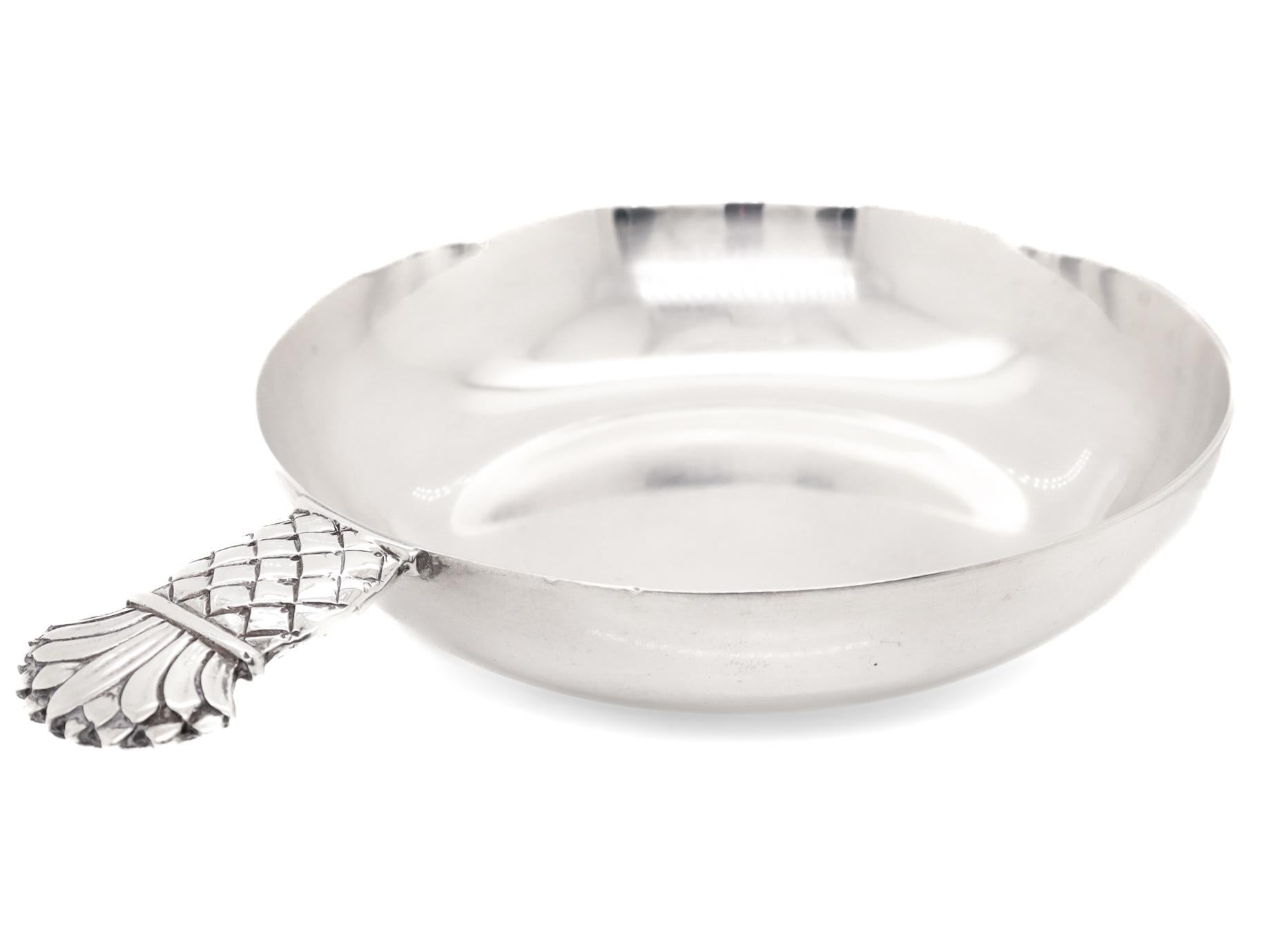 Antique Cartier Sterling Silver Tastevin or Wine Tasting Cup For Sale 3