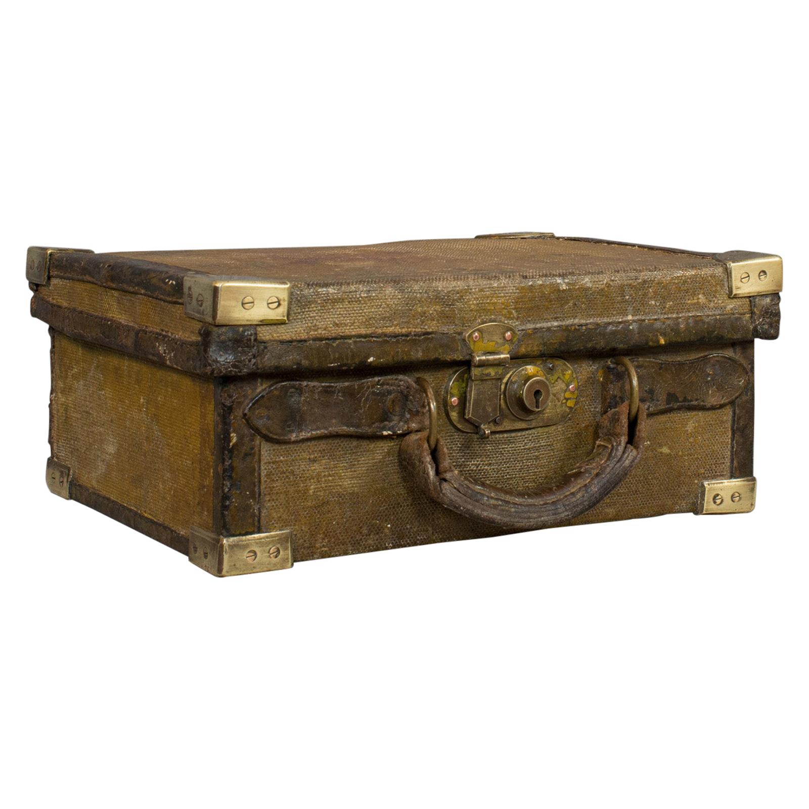 Antique Cartridge Case, English, Sporting Trunk, WT Hancock, London, Victorian