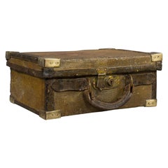 Antique Cartridge Case:: English:: Sporting Trunk:: WT Hancock:: London:: Victorian