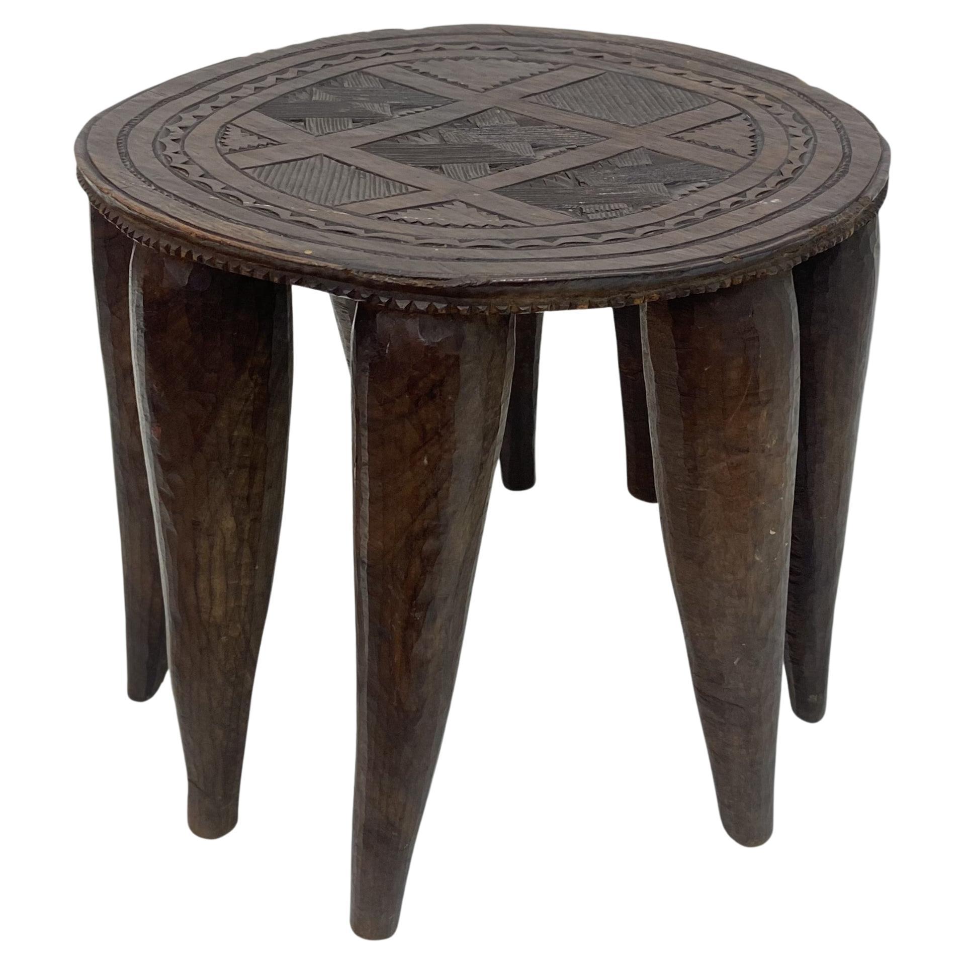 Antique Carved African Ashanti Stool