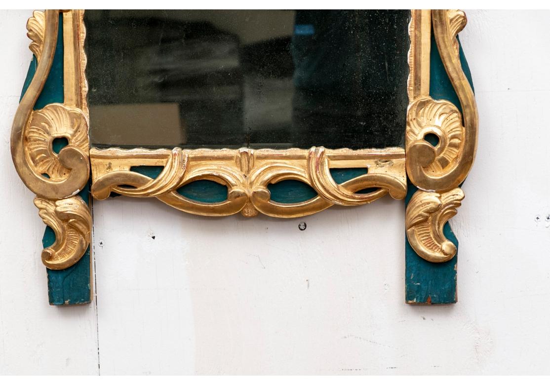 Antiker geschnitzter und vergoldeter Spiegel im Stil des 18. im Angebot 5