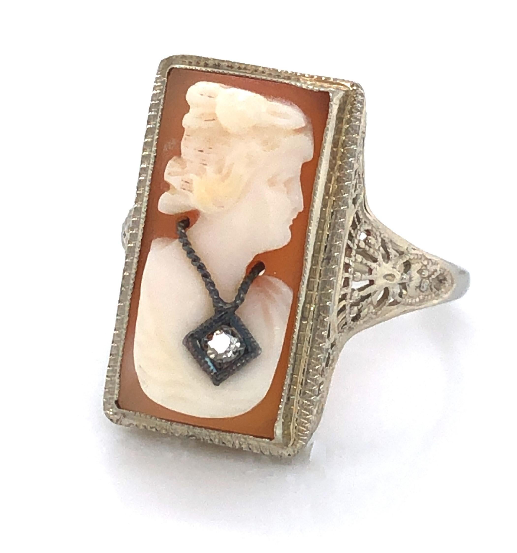vintage cameo rings value
