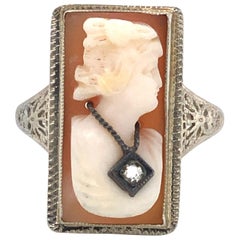 Antique Carved Cameo Ring