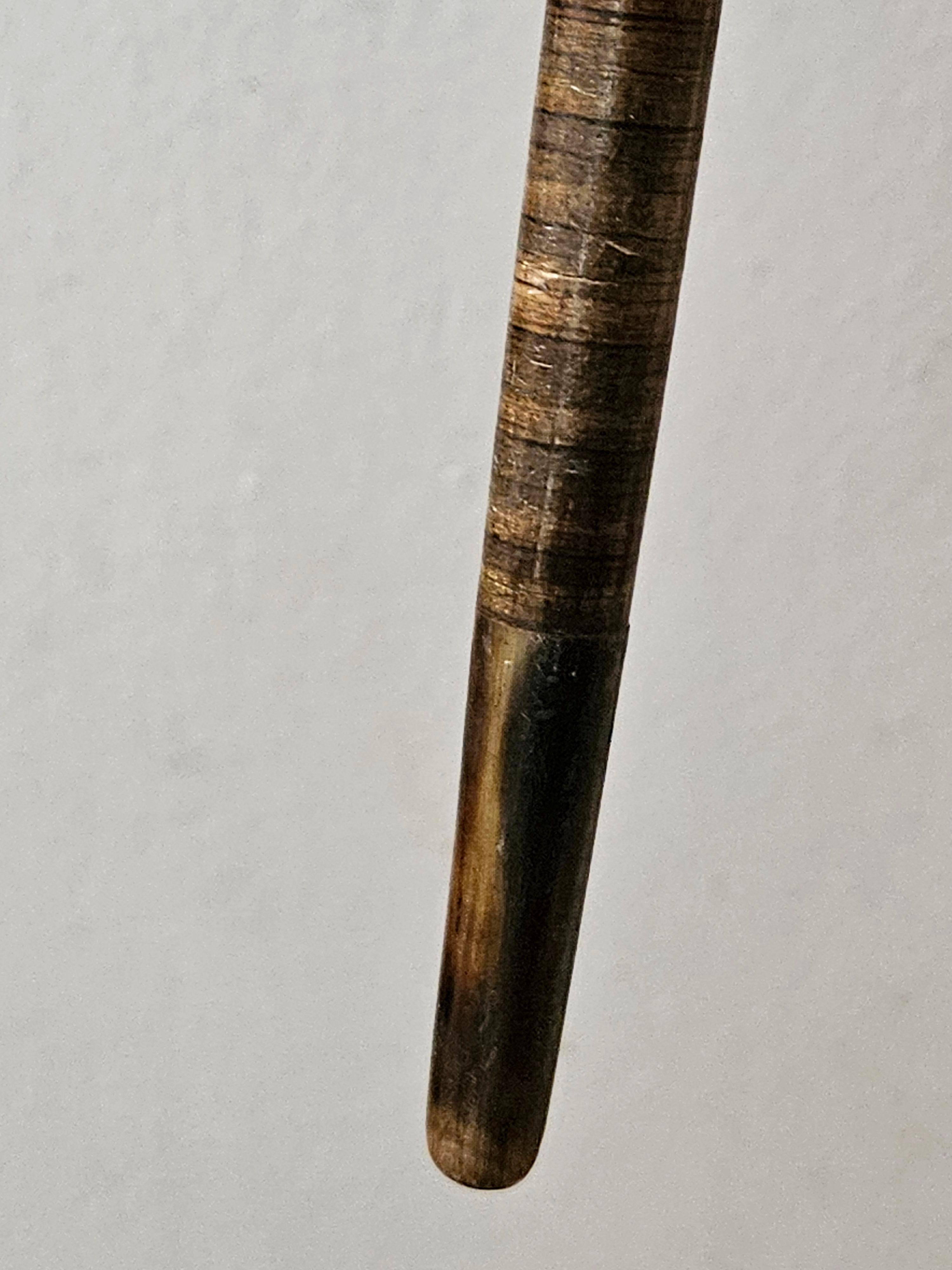 Canne bâton de marche antique en celluloïd sculpté à tête de dinde en vente 1