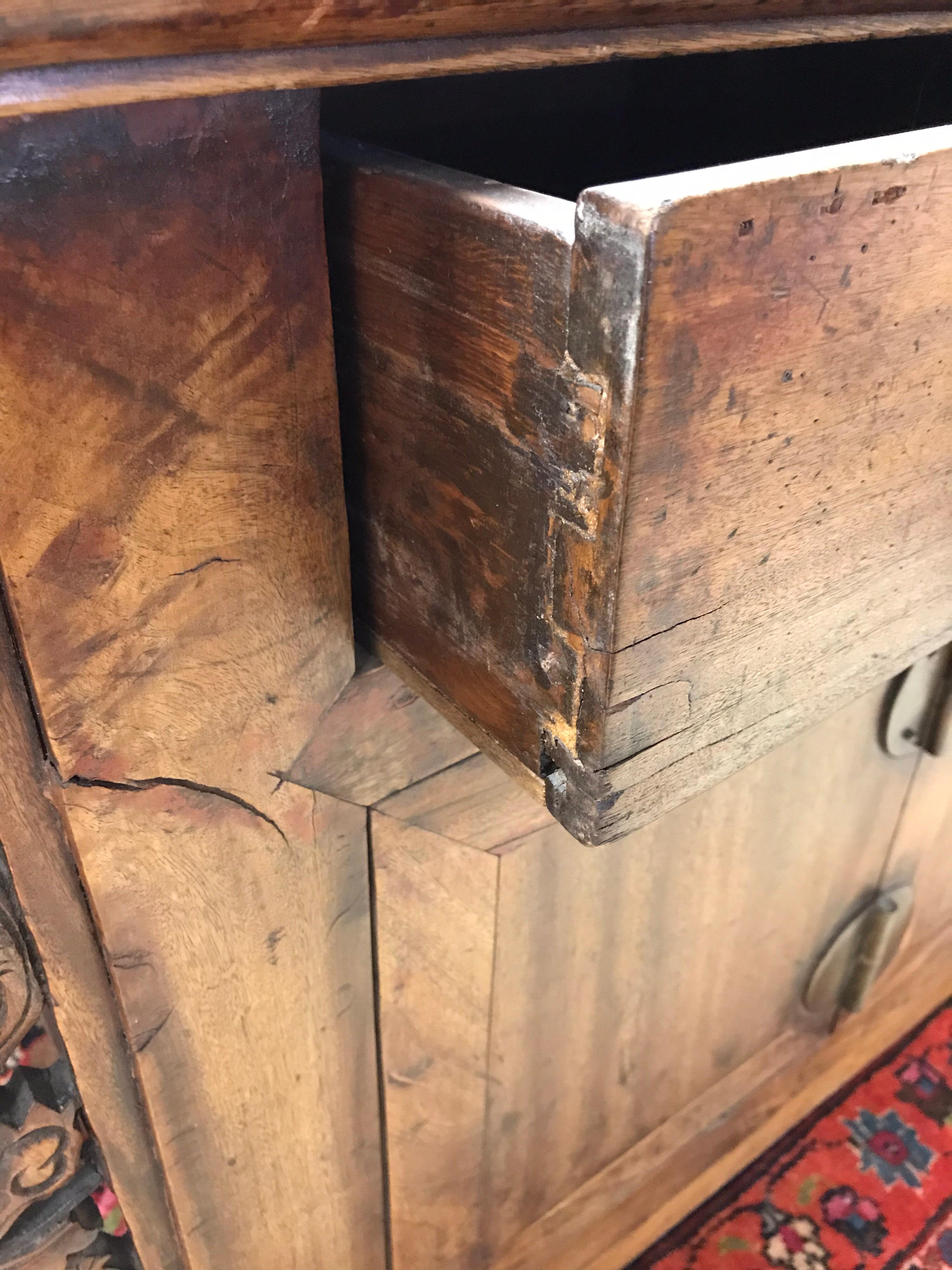 Antique Carved Chinese Altar Table Chest Cabinet Buffet Sideboard Server 6