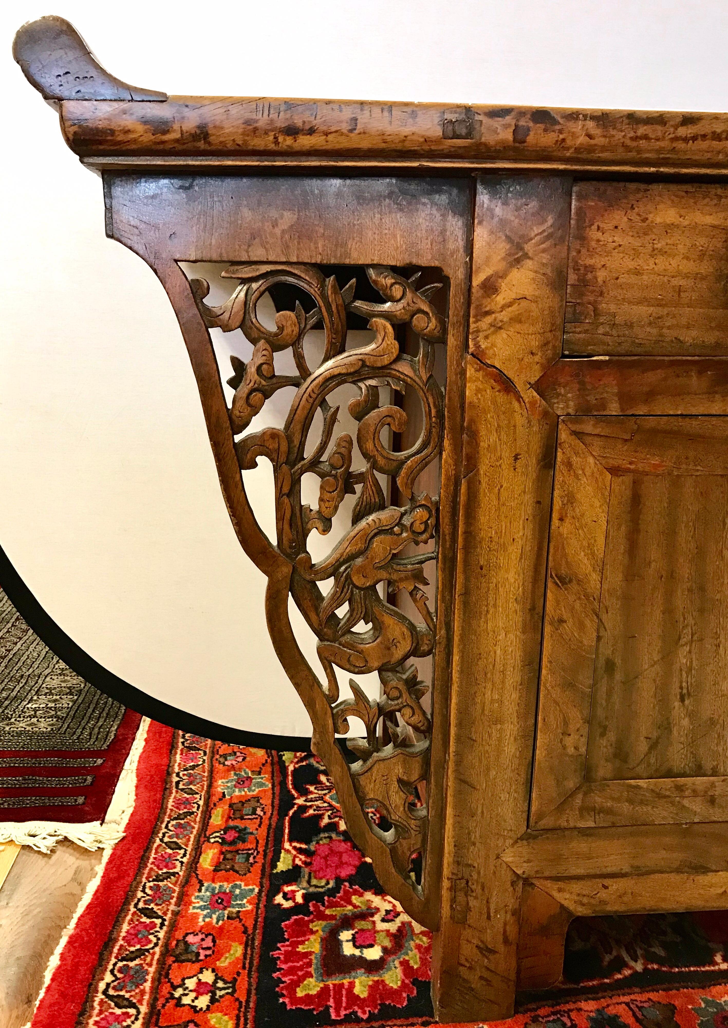 antique chinese buffet cabinet