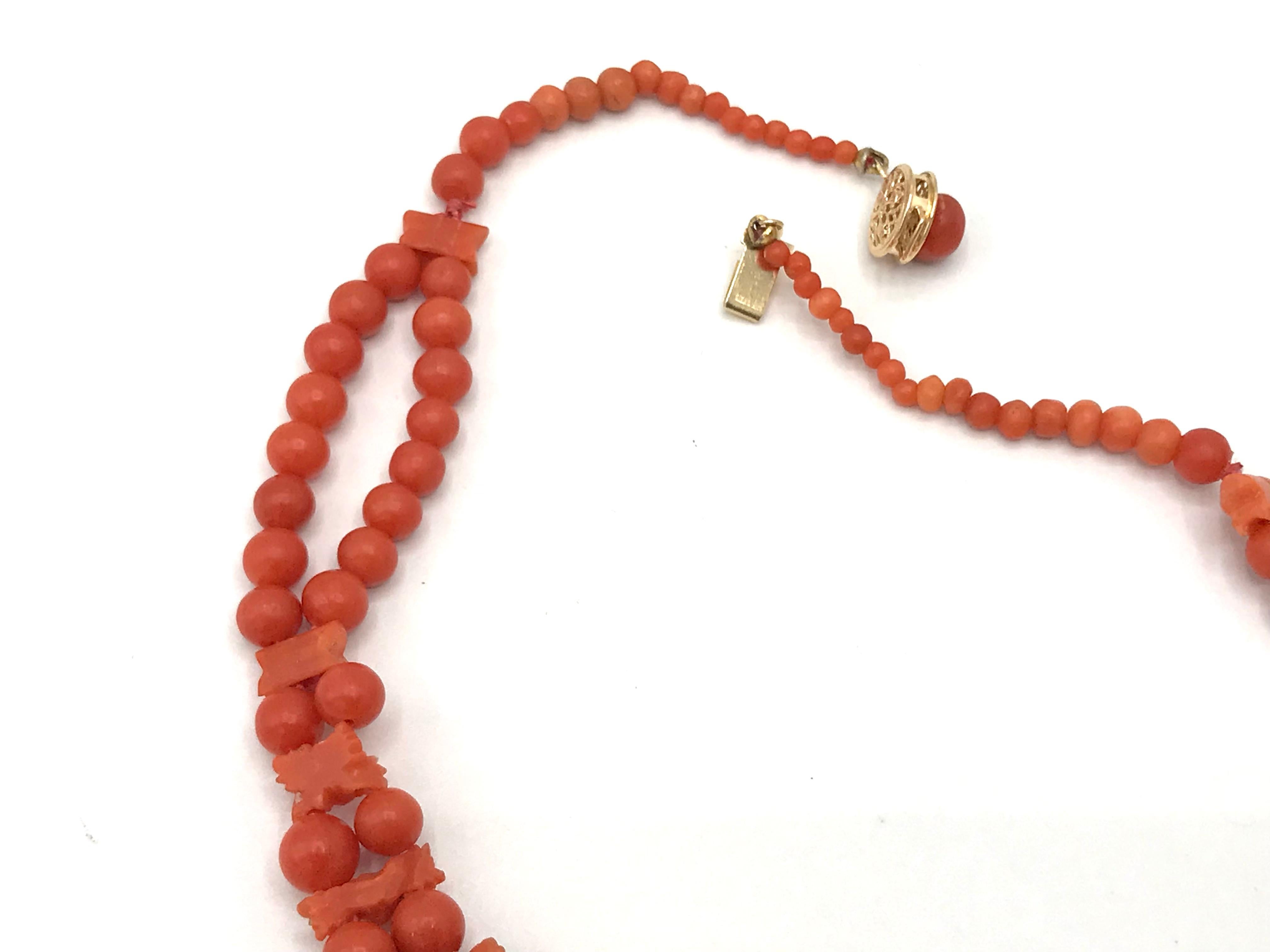carved coral jewelry