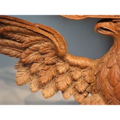 Antique Carved Eagle Console Table
