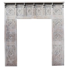 Antique Carved Fireplace