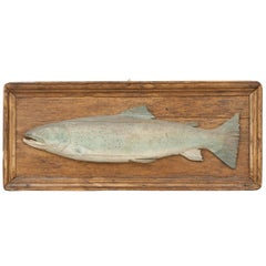 Antique Carved Fish Model, Lochaber Scotland