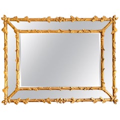 Antique Carved Florentine Gold Giltwood Mirror