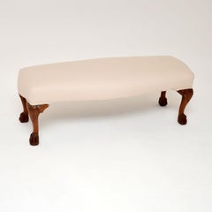 Antique Carved Foot Stool