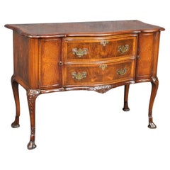 Vintage Carved Georgian Style Mahogany Commode Chest of Drawers