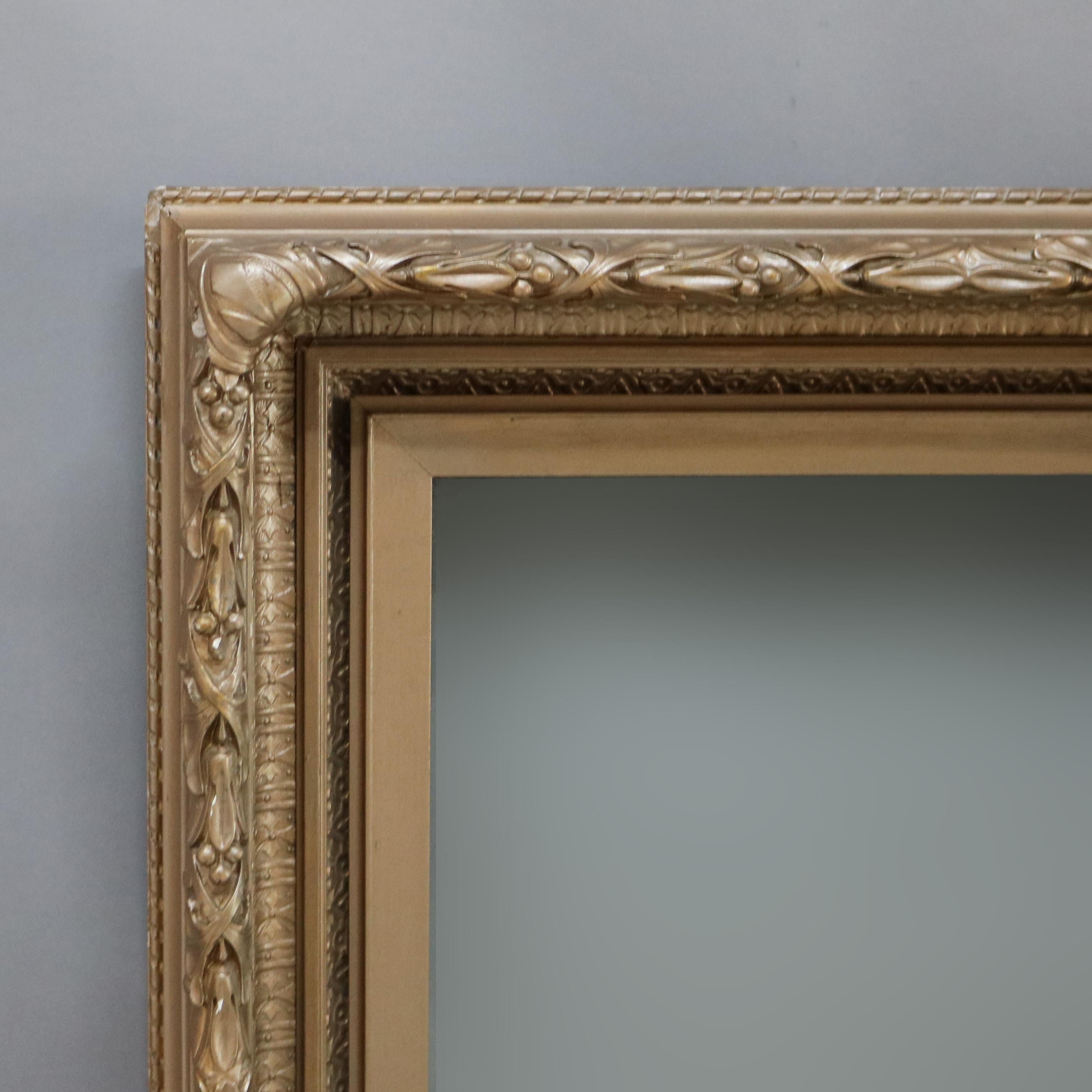 Antique Carved Gilt Wood Frame with Glass C1900

Measures - 25