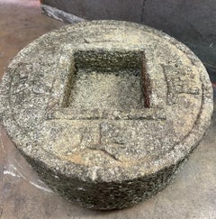 Antique Carved Granite Stone