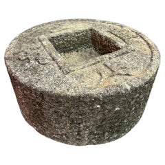 Antique Carved Granite Stone