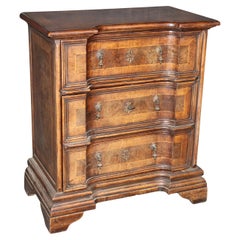 Antique Carved Italian Continental Fruitwood Cabinet C. 1920's