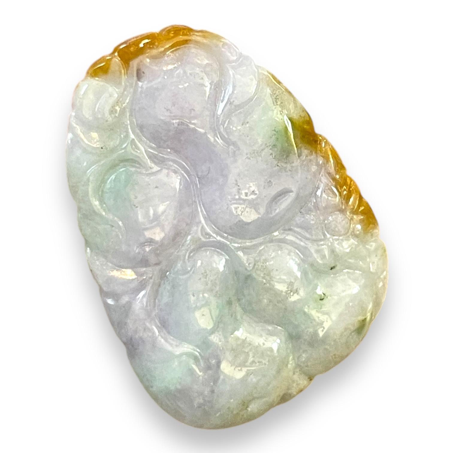 Mixed Cut Antique Carved Jade with Beautiful Patterns For Sale