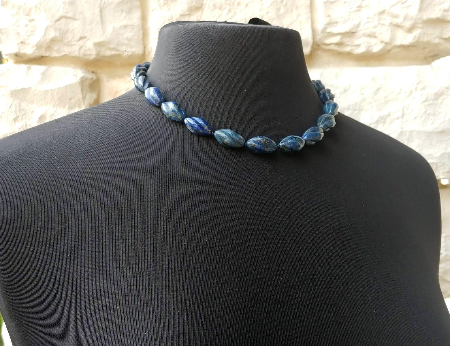 antique lapis lazuli necklace